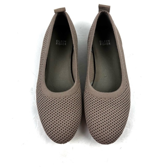 Eileen Fisher Shoes - Eileen Fisher Naomi Ballet Flats 8.5 Stretchy Knit Slip On Comfort Shoes Womens